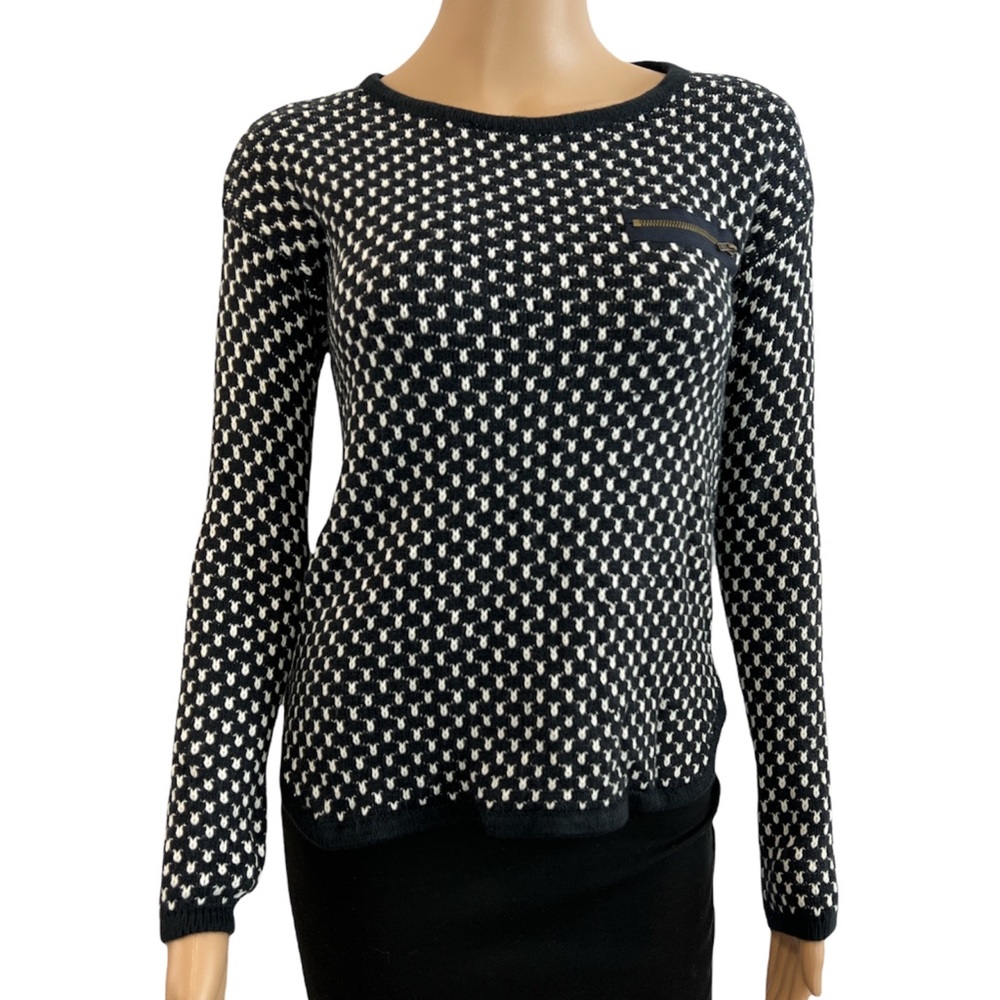Dotti Knit Long Sleeve Crewneck Top Size XS